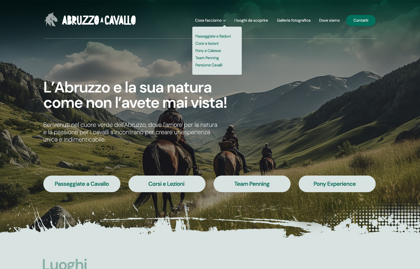 Realizzazione brand Abruzzo a Cavallo